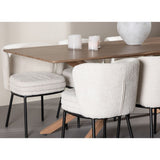 Piazza Dining Table with Agnes Dining Chair Venture Design Spisegruppe