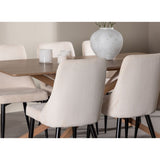 Piazza Dining Table with Leone Dining Chair Venture Design Spisegruppe