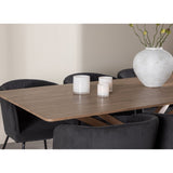 Piazza Dining Table with Berit Dining Chair Venture Design Spisegruppe