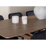 Piazza Dining Table with Night Dining Chair Venture Design Spisegruppe