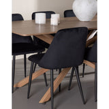 Piazza Dining Table with Night Dining Chair Venture Design Spisegruppe