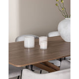 Piazza Dining Table with Evelina Dining Chair Venture Design Spisegruppe