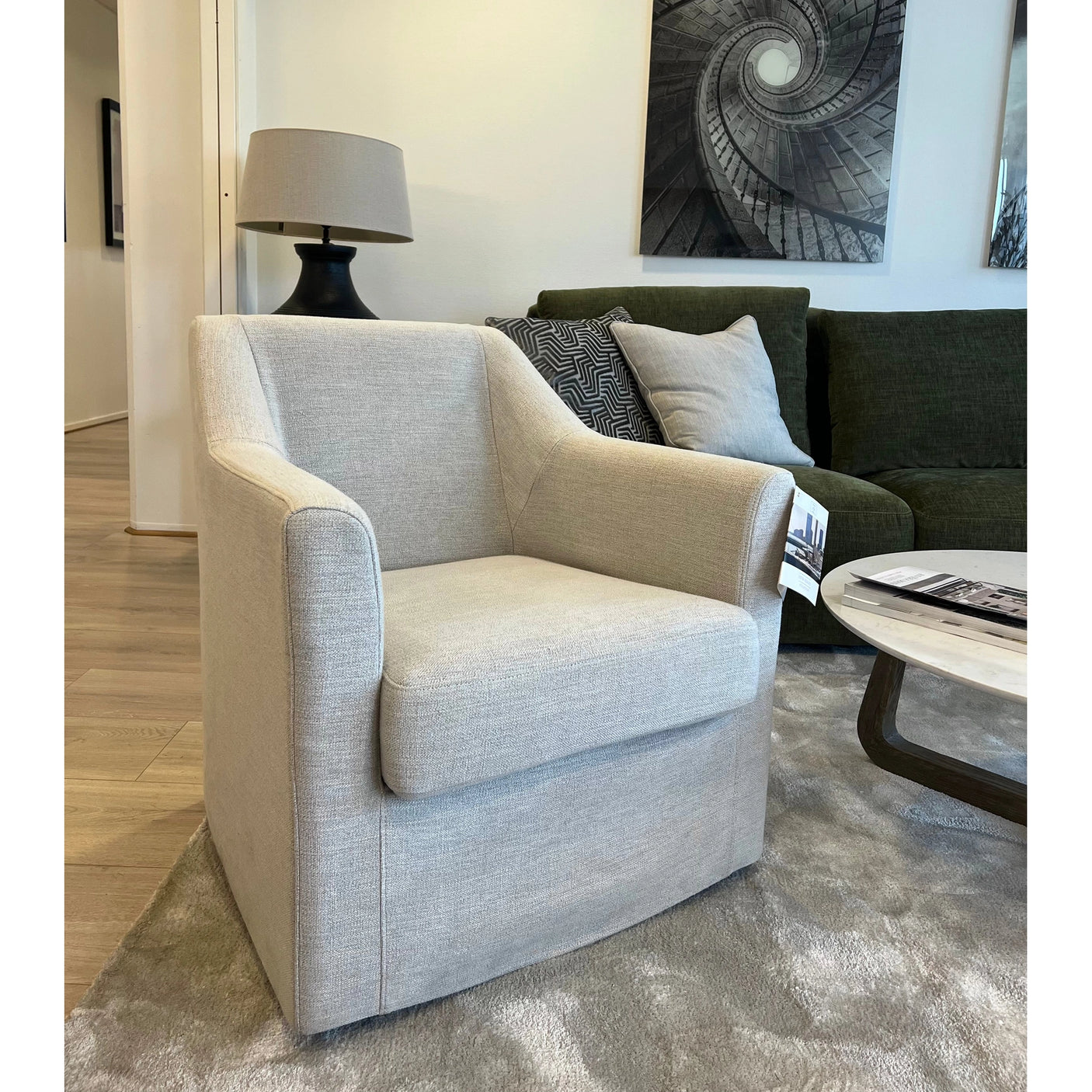 Huntington lenestol svingbart understell Spesialpris Outletvare Riviera Maison Lenestol