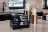 Oppbevaringsboks Vivy svart liten Richmond Interiors Oppbevaring