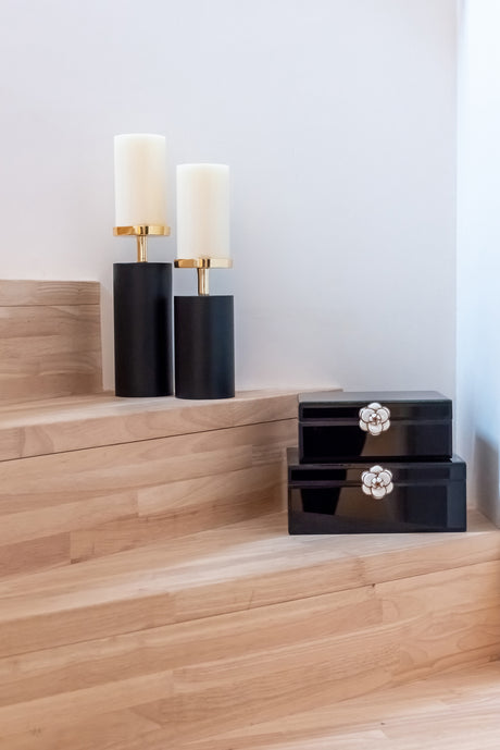 Oppbevaringsboks Vivy svart stor Richmond Interiors Oppbevaring