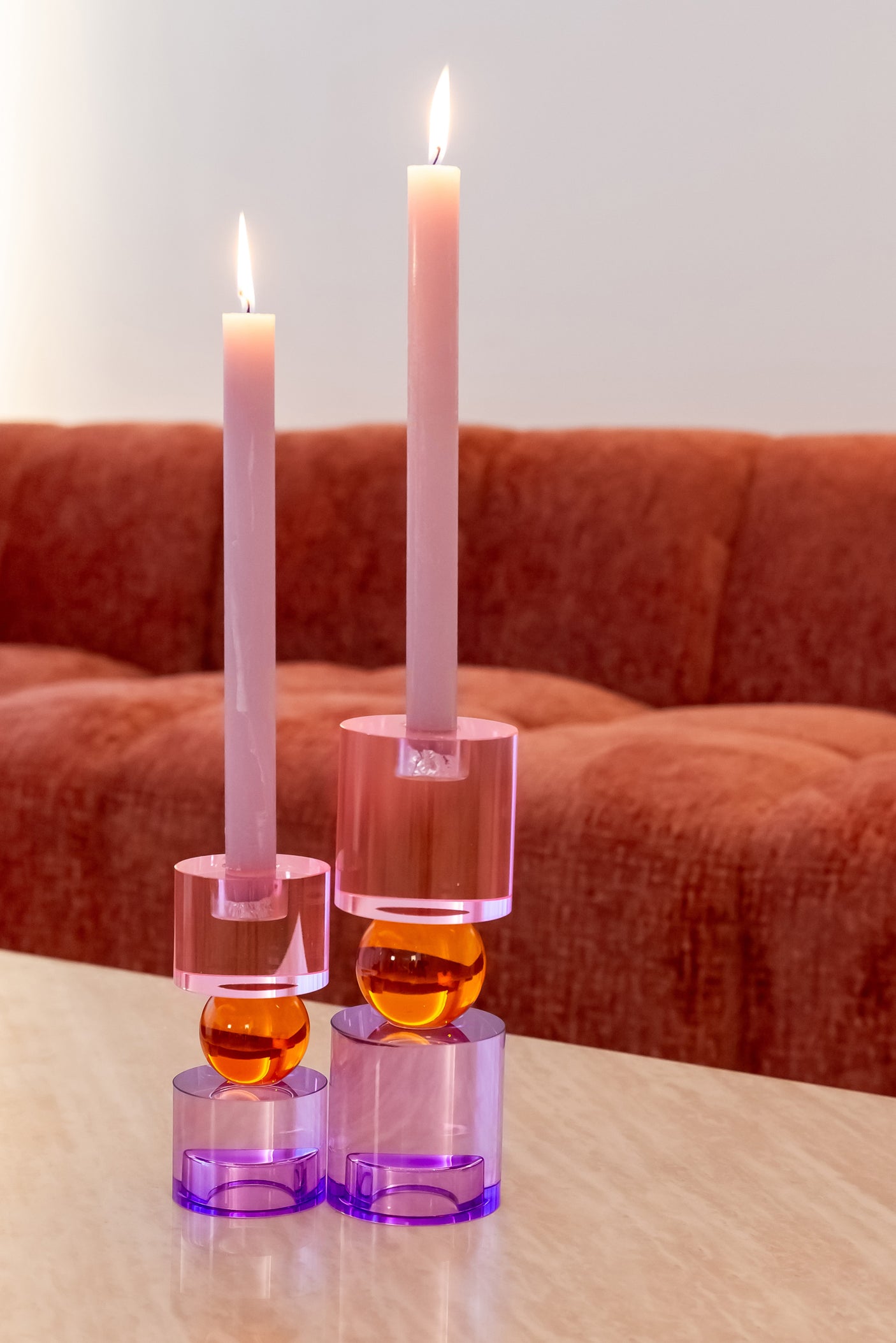 Candle holder Zahra stor Richmond Interiors Lysestake