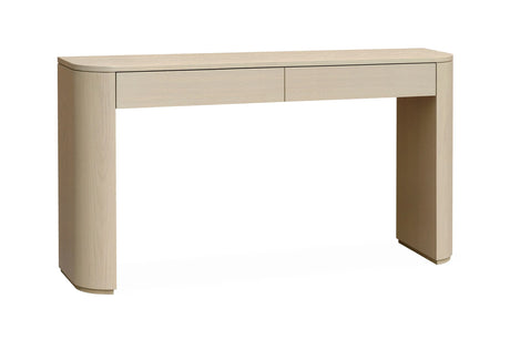 Konsoll bord Kyoto 160x80x35cm m/2 skuff White wach Homefactory Konsollbord