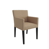 Louise spisestol m/ arm - Sort treben Nori Nordic Spisestol