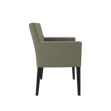 Louise spisestol m/ arm - Sort treben Nori Nordic Spisestol
