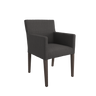 Louise spisestol m/ arm - Smoked Nori Nordic Spisestol