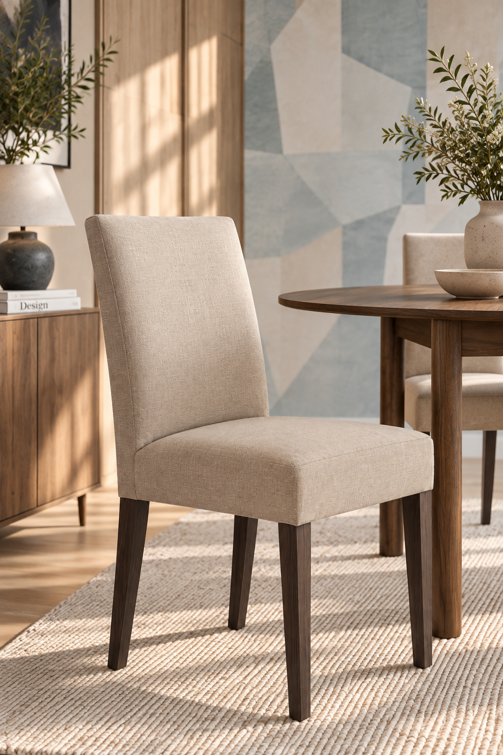 Louise spisestol lav rygg - Smoked Nori Nordic Spisestol