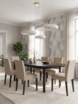 Louise spisestol lav rygg - Smoked Nori Nordic Spisestol