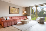 Lounge chair Arcus hvit enhjørning svingbar Richmond Interiors Lenestol