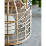 BAMBOO lamper av bambus - h27 cm - natur Nordal LANTERNER