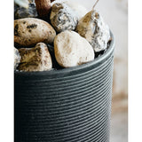 GRANITO urtepotter - 2 stykker - h60/40 cm - sort Nordal GARDEN POT