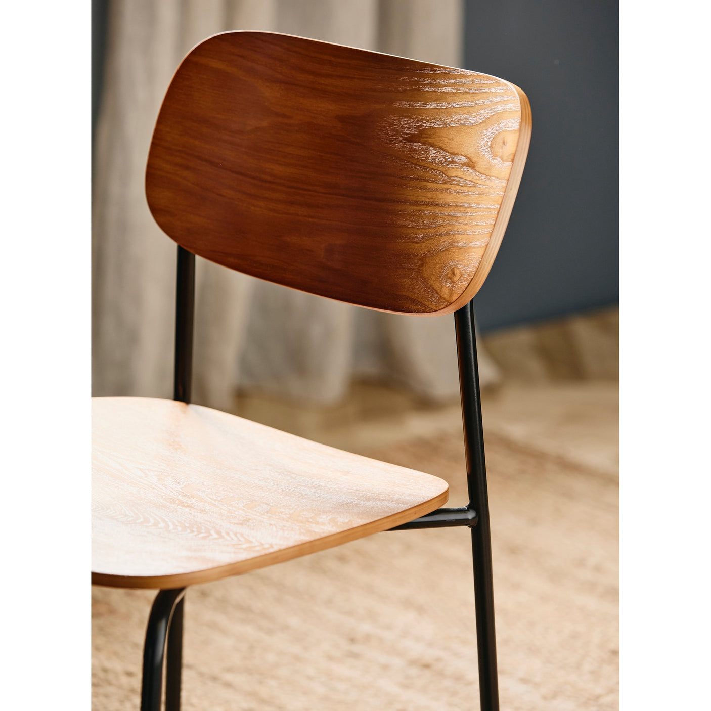 ESA-bordstol - natur Nordal CHAIRS+ARM