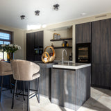 Barstol Indigo khaki-fløyel Richmond Interiors Barstol