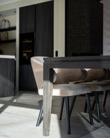 Barstol Indigo khaki-fløyel Richmond Interiors Barstol
