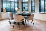 Spisestol Indigo khaki fløyel Richmond Interiors Spisestol