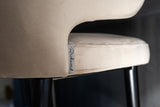 Spisestol Indigo khaki fløyel Richmond Interiors Spisestol