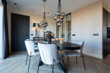 Spisestol Darby i khakifarget fløyel, Richmond Interiors Spisestol