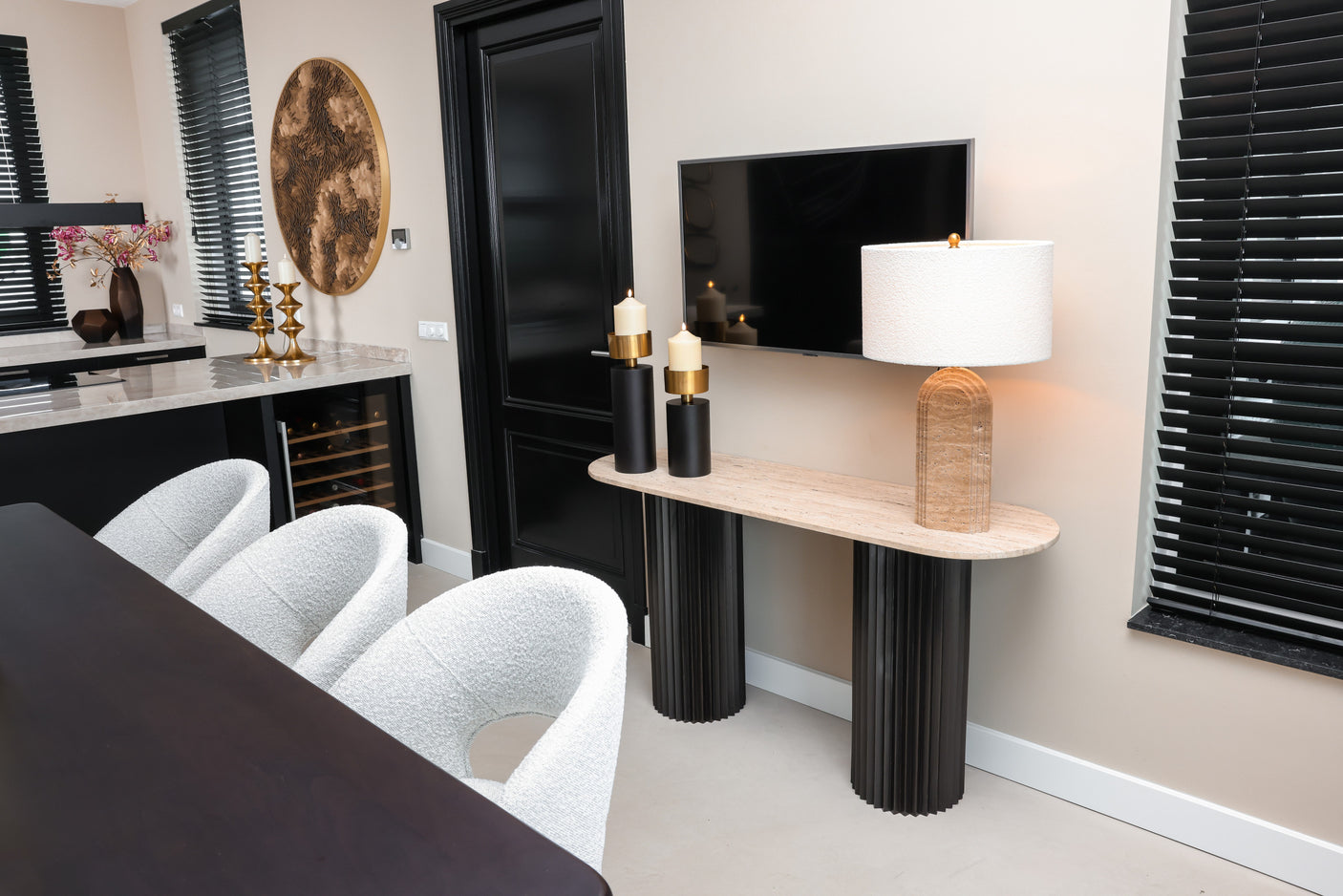 Veggkunst Bloom gull Richmond Interiors Bilde