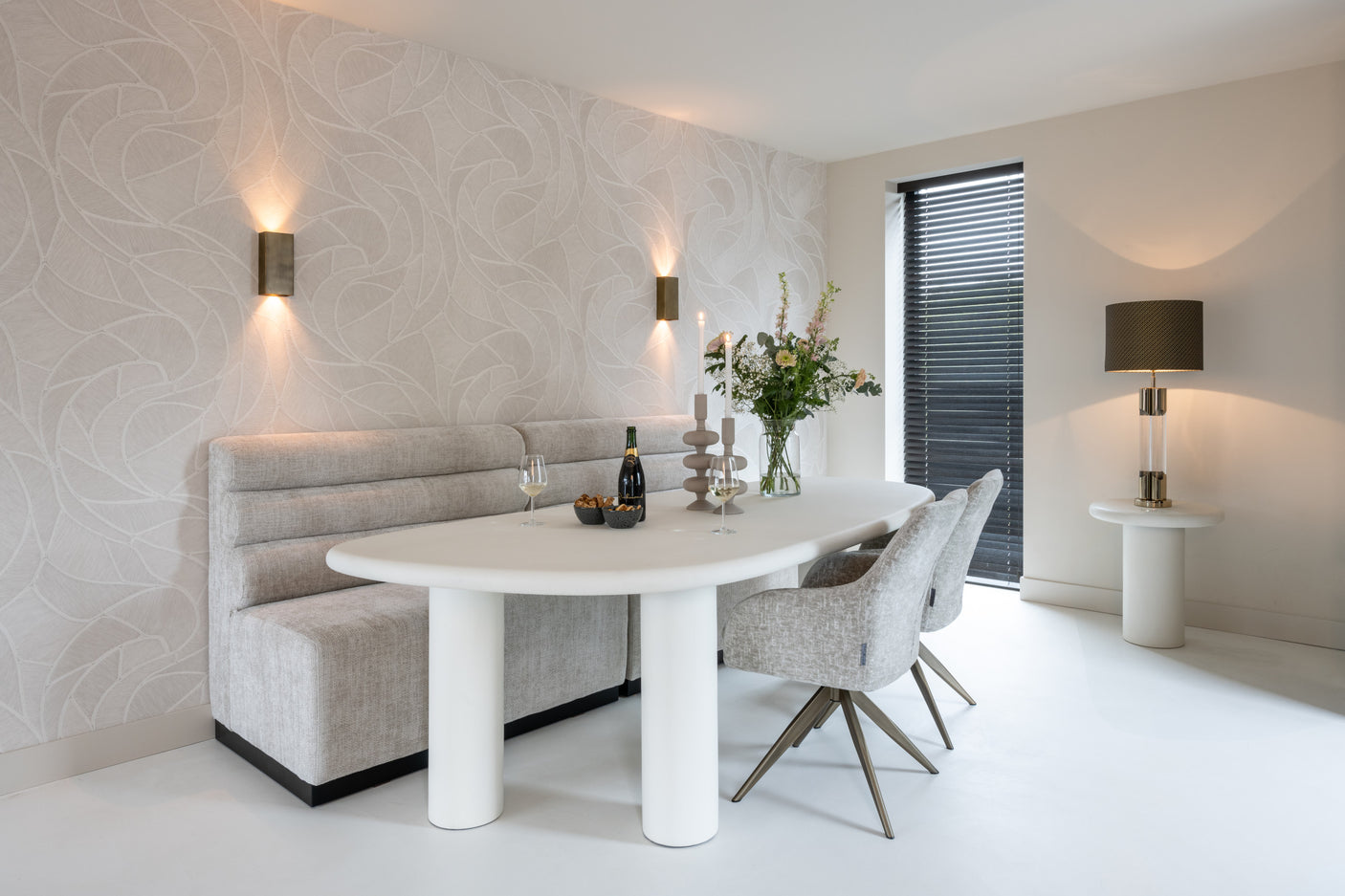 Spisestol Lisonne perle øy svingbar Richmond Interiors Spisestol