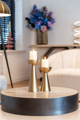Bordlampe Jaimin børstet gull Richmond Interiors Bordlampe