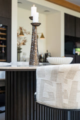 lysestake Moan børstet gull liten Richmond Interiors Lysestake