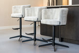Barkrakk Cheyenne beige graffic svingbar Richmond Interiors Barstol