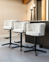 Barkrakk Cheyenne beige graffic svingbar Richmond Interiors Barstol