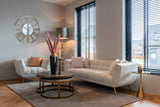 Salongbord Blackbone Brass svart rustikk sett med 2 Richmond Interiors Sofabord