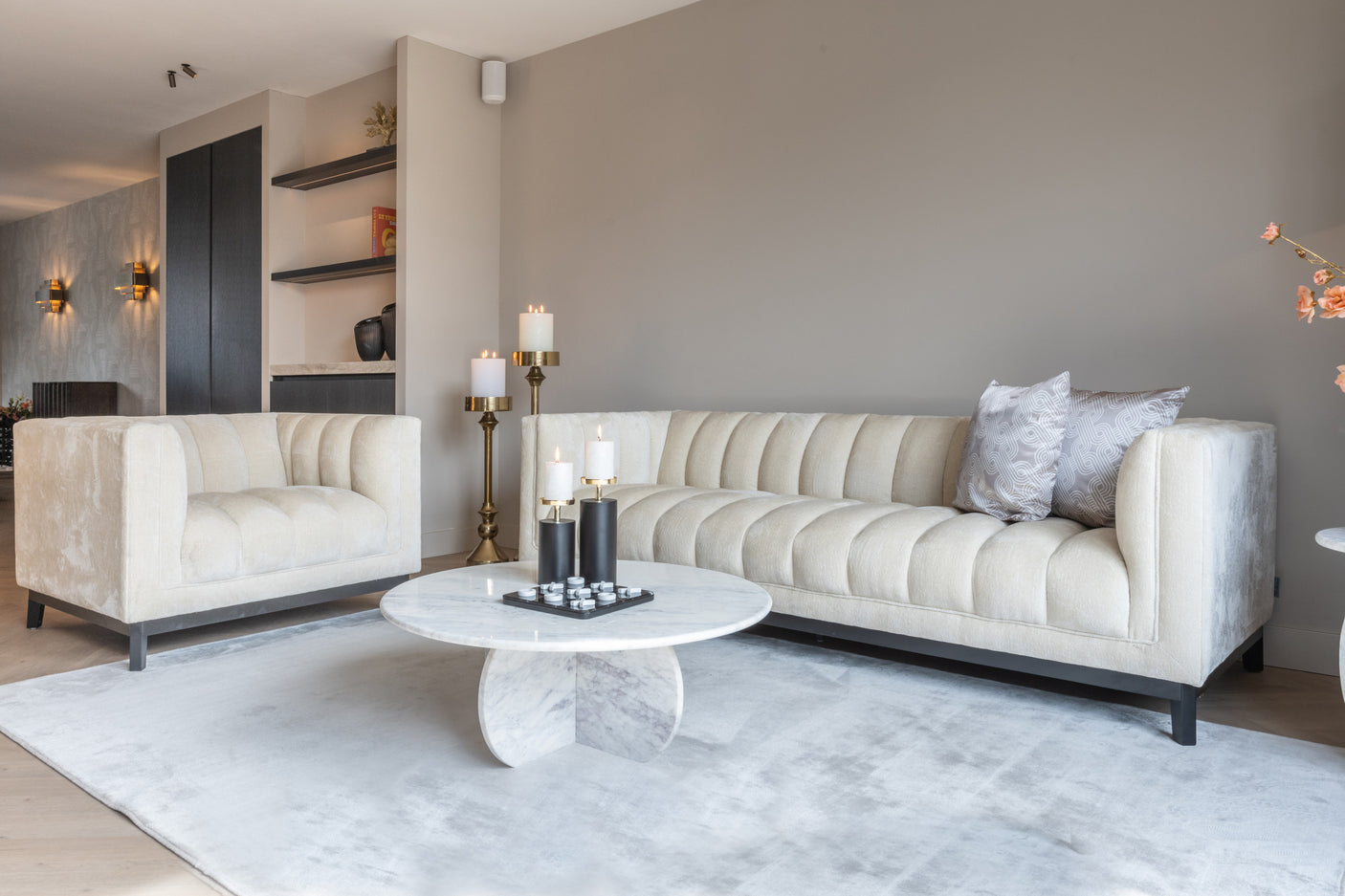 Dekorativt spill Trixi svart/hvit Richmond Interiors Pynteartikler