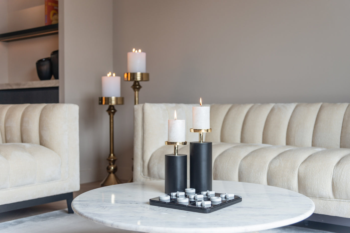 Dekorativt spill Trixi svart/hvit Richmond Interiors Pynteartikler