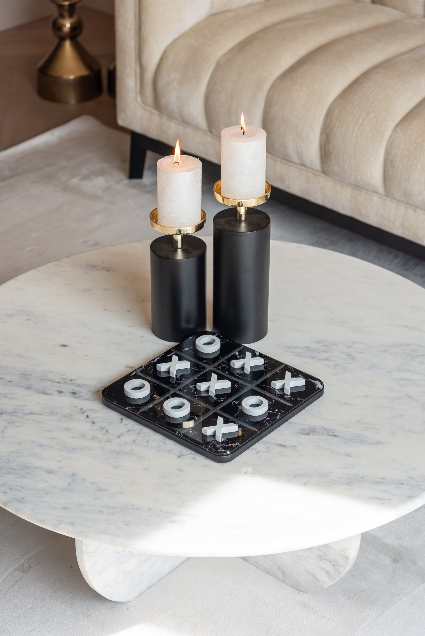 Dekorativt spill Trixi svart/hvit Richmond Interiors Pynteartikler