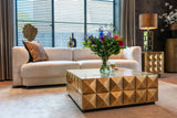 Nattbord Collada børstet gull Richmond Interiors Nattbord