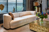 Salongbord Collada børstet gull inkl. glassplate Richmond Interiors Sofabord