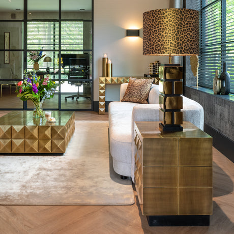 Nattbord Collada børstet gull Richmond Interiors Nattbord
