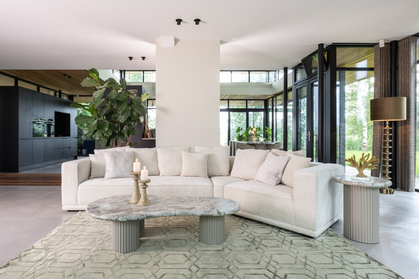 Salongbord Coronel Blush beige Richmond Interiors Sofabord
