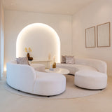 Salongbord Bloomstone hvitt 110x90 Richmond Interiors Sofabord