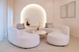 Salongbord Bloomstone hvitt 110x90 Richmond Interiors Sofabord