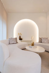 Salongbord Bloomstone hvitt 110x90 Richmond Interiors Sofabord