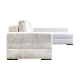 Sofa Pasha pearl island 3-seter lounge høyre fullt trukket med stoff Richmond Interiors Sofa