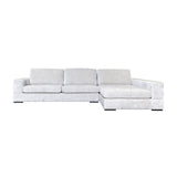 Sofa Pasha pearl island 3-seter lounge høyre fullt trukket med stoff Richmond Interiors Sofa