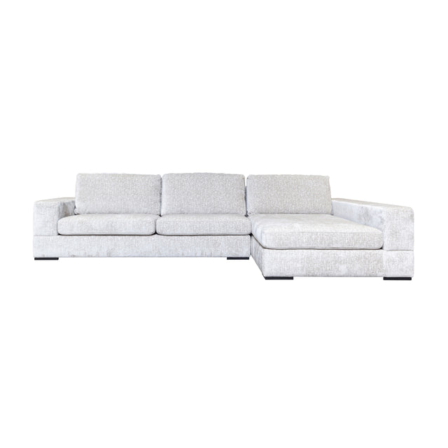 Sofa Pasha pearl island 3-seter lounge høyre fullt trukket med stoff Richmond Interiors Sofa