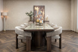 Spisebord Willox beige 235 inkludert glass Richmond Interiors Spisebord