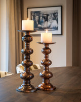 Lysestake Joya kobber liten Richmond Interiors Lysestake