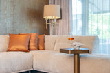 Gulvlampe Josie børstet gull Richmond Interiors Gulvlampe