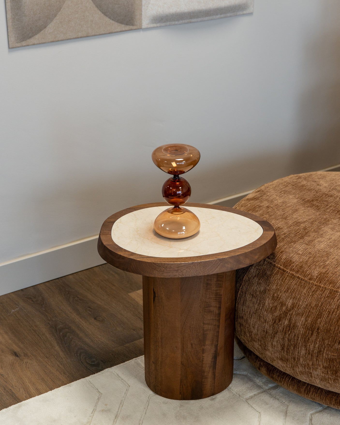 Endebord Melrose spicebrown Richmond Interiors Sidebord