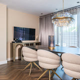 Lysekrone Desire børstet gull medium Richmond Interiors Taklampe